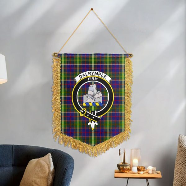 Dalrymple Tartan Crest Wall Hanging Banner For Discount - Image 3