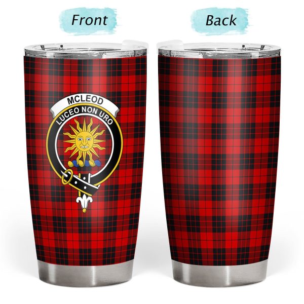 McLeod of Raasay Tartan Crest Tumbler Online now - Image 3