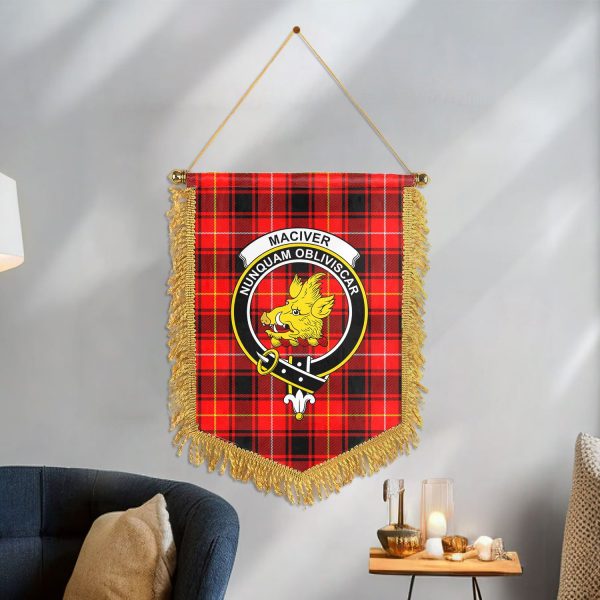 MacIver Modern Tartan Crest Wall Hanging Banner Online - Image 3