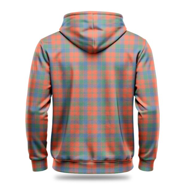 Robertson Ancient Tartan Crest Hoodie Discount - Image 4