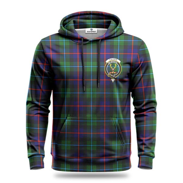 Calder Tartan Crest Hoodie Online - Image 2