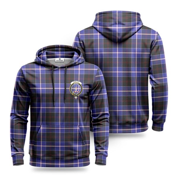 Dunlop Modern Tartan Crest Hoodie Discount