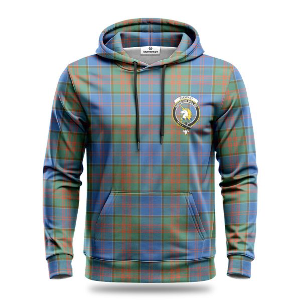 Stewart of Appin Hunting Ancient Tartan Crest Hoodie For Discount - Image 2