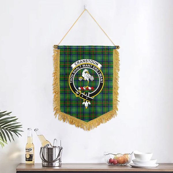 Cranstoun Tartan Crest Wall Hanging Banner on Sale - Image 2