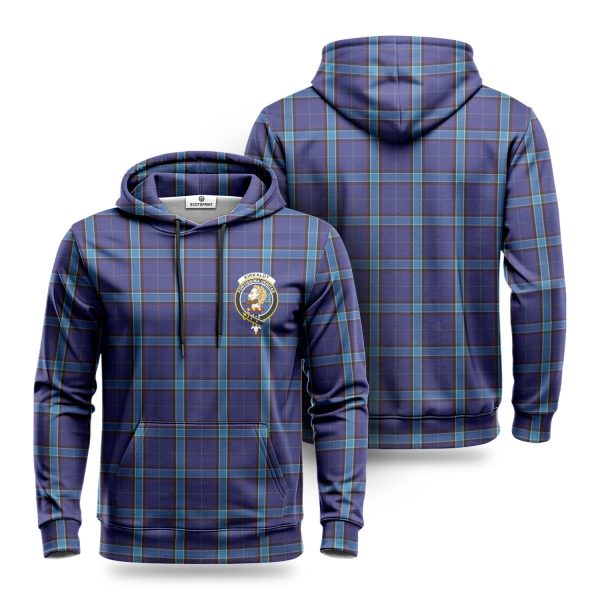 Kirkaldy Tartan Crest Hoodie For Cheap