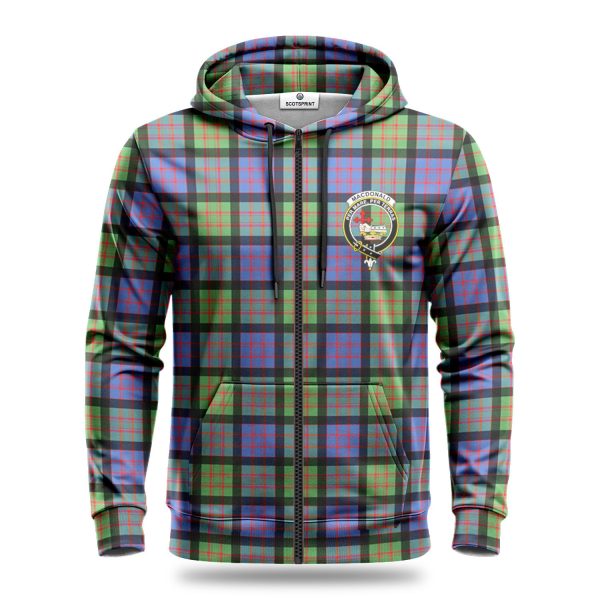 MacDonald Ancient Tartan Crest Hoodie Online now - Image 3