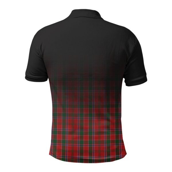 Dalzell Tartan Crest Polo Shirt - Thistle Black Style Online now - Image 2