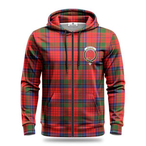 MacNicol (of Scorrybreac) Tartan Crest Hoodie Discount - Image 3