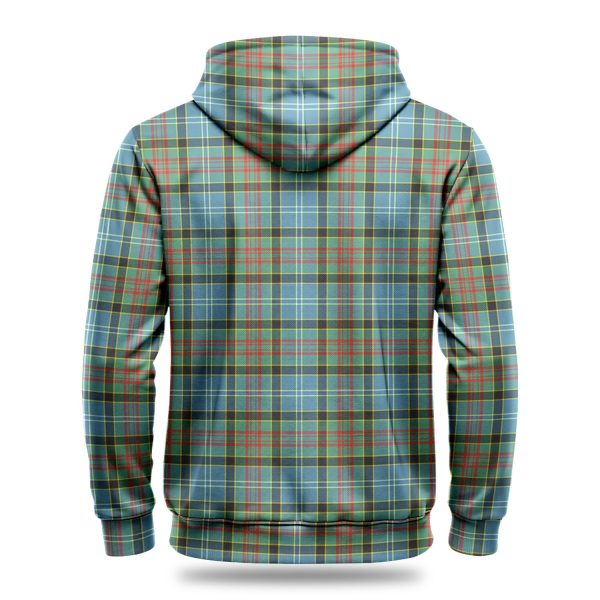 Paisley District Tartan Crest Hoodie Sale - Image 4