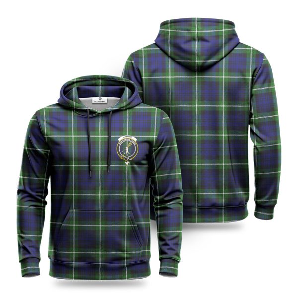 Lammie Tartan Crest Hoodie on Sale