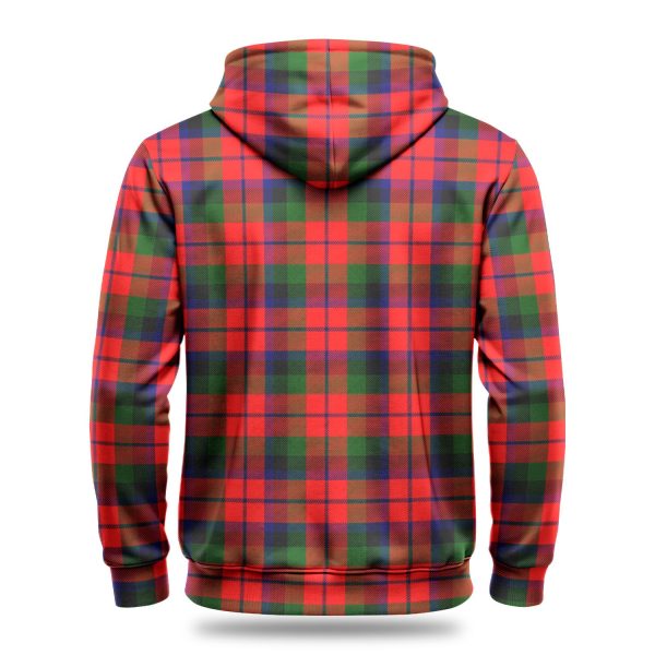 MacNaughton Modern Tartan Crest Hoodie Online - Image 4
