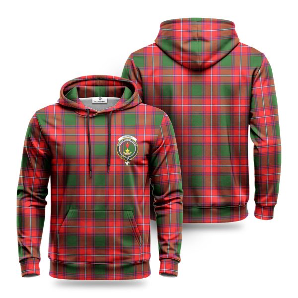 Rattray Modern Tartan Crest Hoodie Cheap