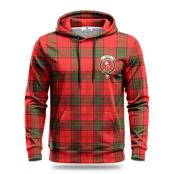 Adair Modern Tartan Crest Hoodie Online now - Image 2
