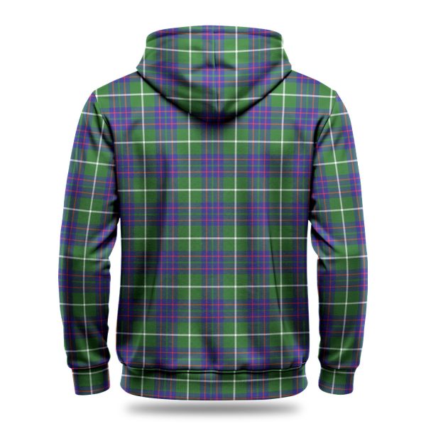 McIntyre Hunting Modern Tartan Crest Hoodie on Sale - Image 4