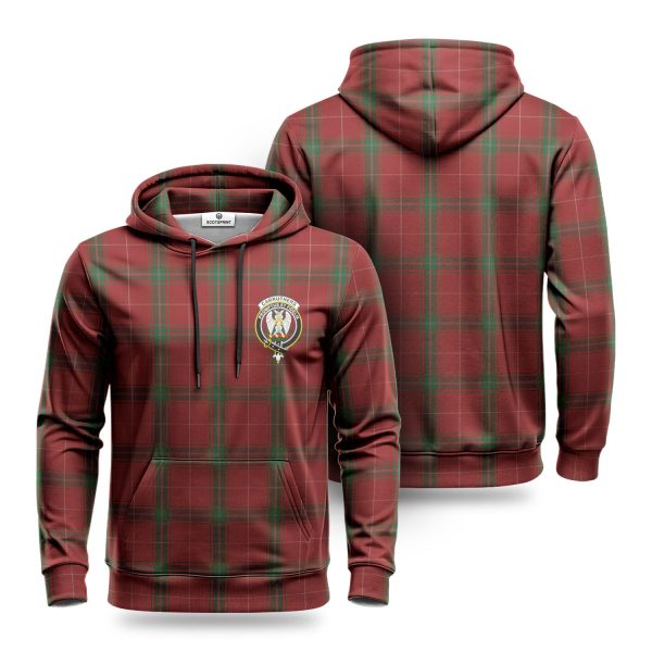 Carruthers Tartan Crest Hoodie Fashion