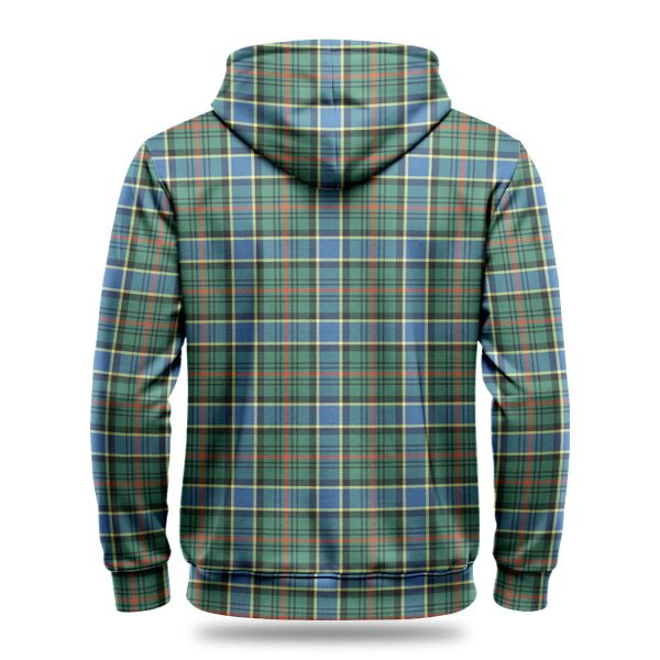 Ogilvie Hunting Ancient Tartan Crest Hoodie For Discount - Image 4