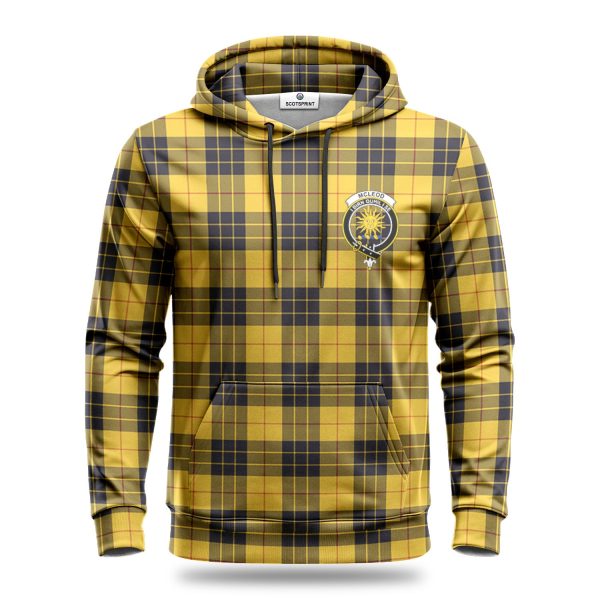 McLeod of Lewis Ancient Tartan Crest Hoodie Online now - Image 2