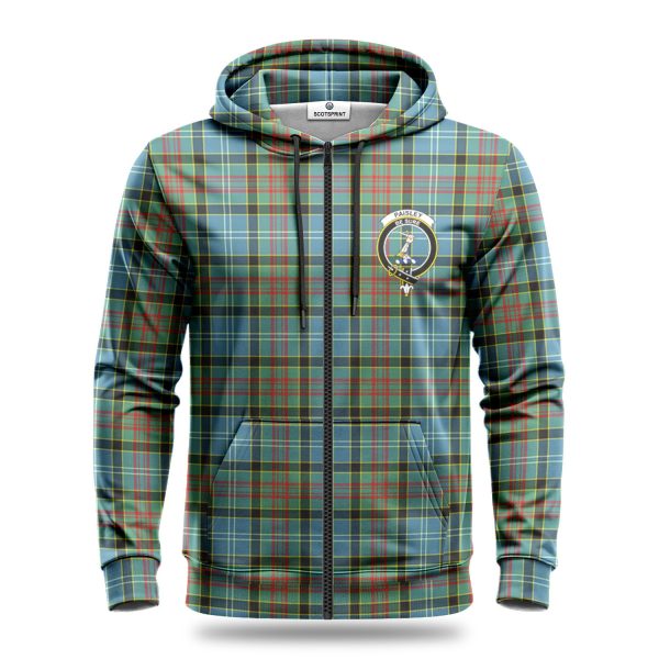 Paisley District Tartan Crest Hoodie Sale - Image 3