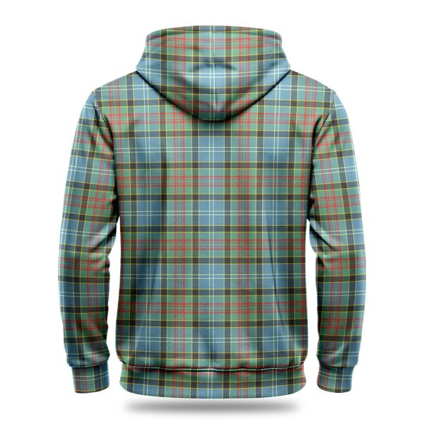 Brisbane Tartan Crest Hoodie For Discount - Image 4