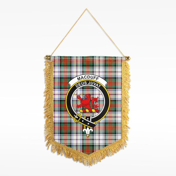 MacDuff Dress Ancient Tartan Crest Wall Hanging Banner Online now