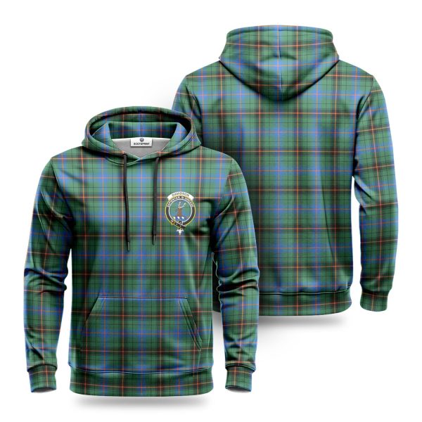 Davidson Ancient Tartan Crest Hoodie Fashion