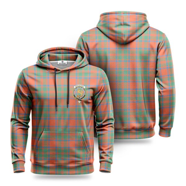 MacIntosh Ancient Tartan Crest Hoodie Hot on Sale