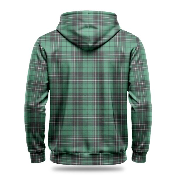 MacLean Hunting Ancient Tartan Crest Hoodie For Cheap - Image 4