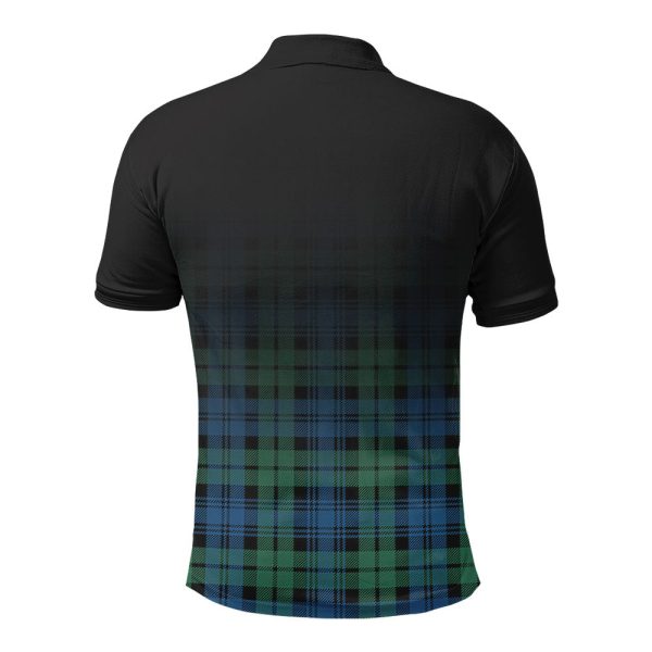 Campbell Ancient 02 Tartan Crest Polo Shirt - Thistle Black Style Online Hot Sale - Image 2