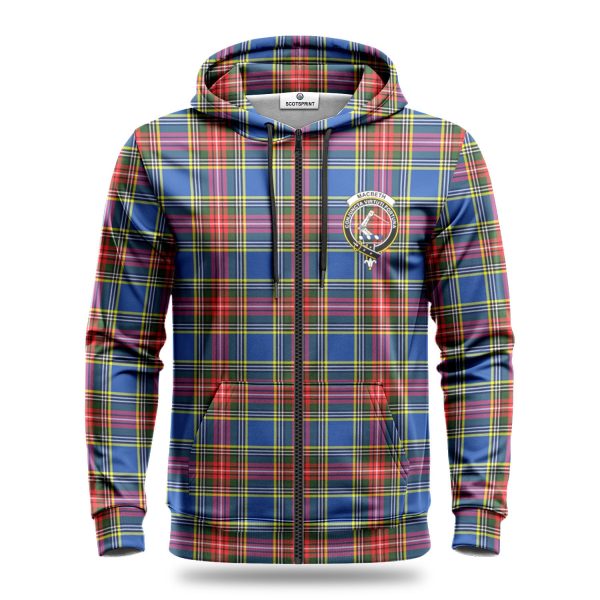 MacBeth Modern Tartan Crest Hoodie Fashion - Image 3