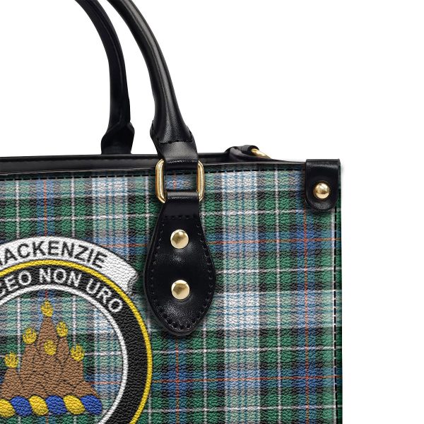 MacKenzie Dress Ancient Tartan Crest Leather Handbag Online Hot Sale - Image 5