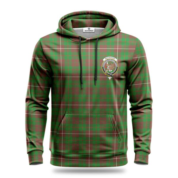 MacKinnon Hunting Modern Tartan Crest Hoodie Sale - Image 2