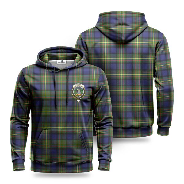 McLaren Modern Tartan Crest Hoodie Fashion
