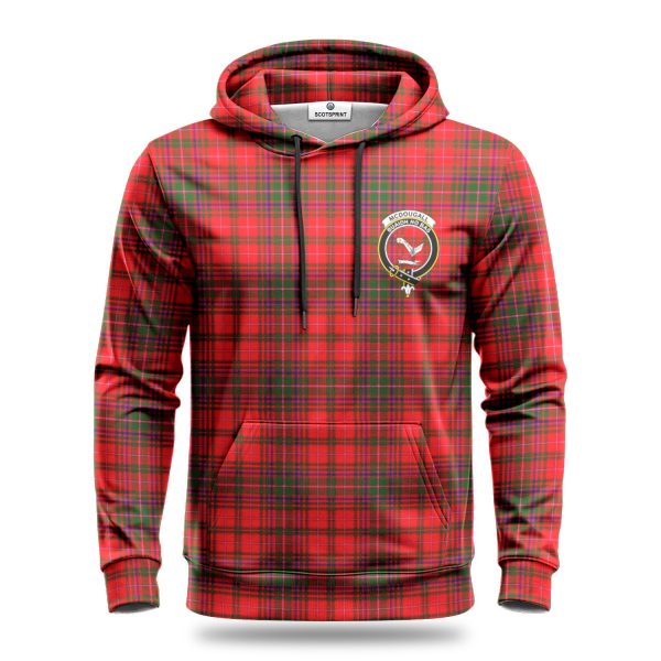 McDougall Modern Tartan Crest Hoodie Sale - Image 2