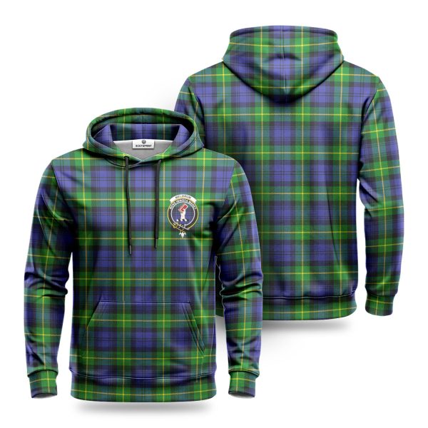 Meldrum Tartan Crest Hoodie Online now