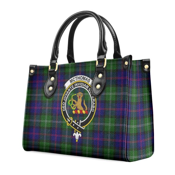 McThomas Modern Tartan Crest Leather Handbag Fashion - Image 3