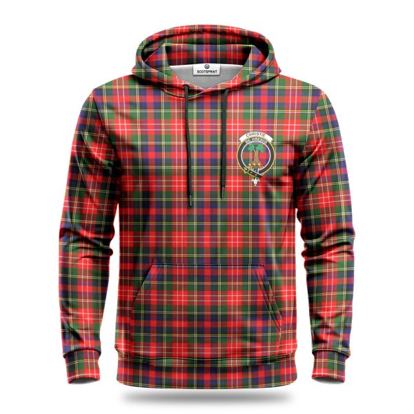 Christie Tartan Crest Hoodie For Sale - Image 2