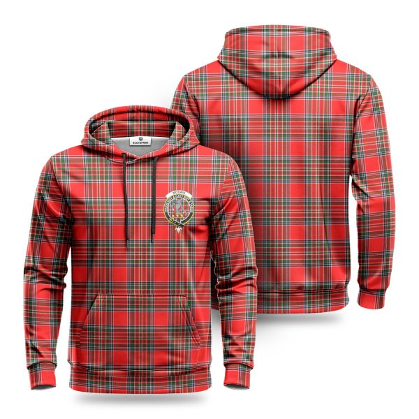 McBain Tartan Crest Hoodie Hot on Sale