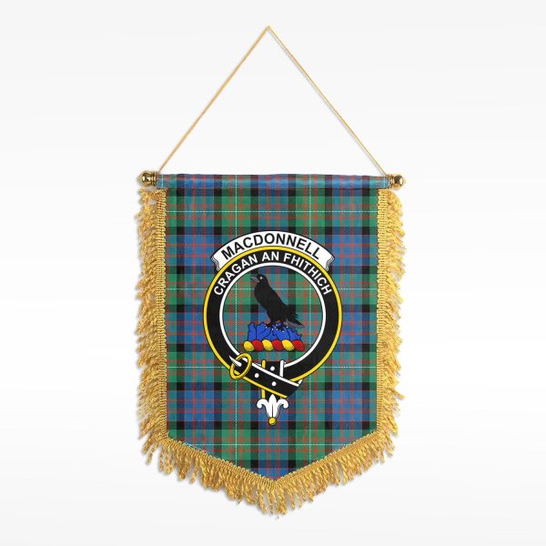 MacDonnell of Glengarry Ancient Tartan Crest Wall Hanging Banner For Cheap
