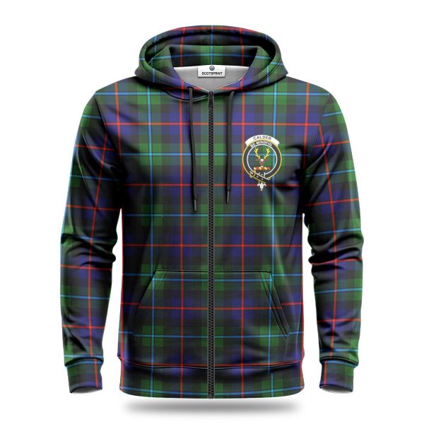 Calder Tartan Crest Hoodie Online - Image 3