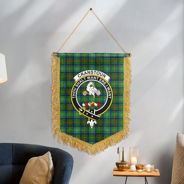 Cranstoun Tartan Crest Wall Hanging Banner on Sale - Image 3