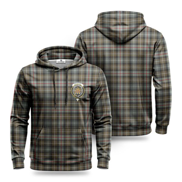 McKenzie Weathered Tartan Crest Hoodie Online Hot Sale