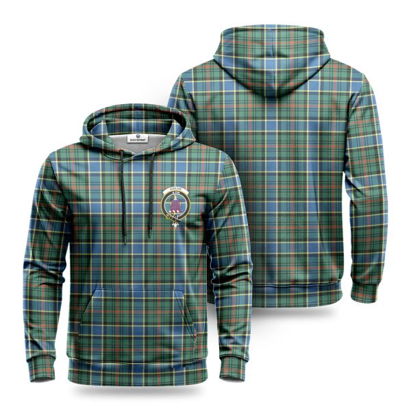 Ogilvie Hunting Ancient Tartan Crest Hoodie For Discount