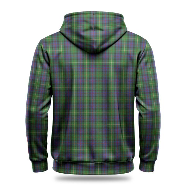 Tait Tartan Crest Hoodie Online Sale - Image 4