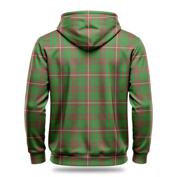 MacKinnon Hunting Modern Tartan Crest Hoodie Sale - Image 4
