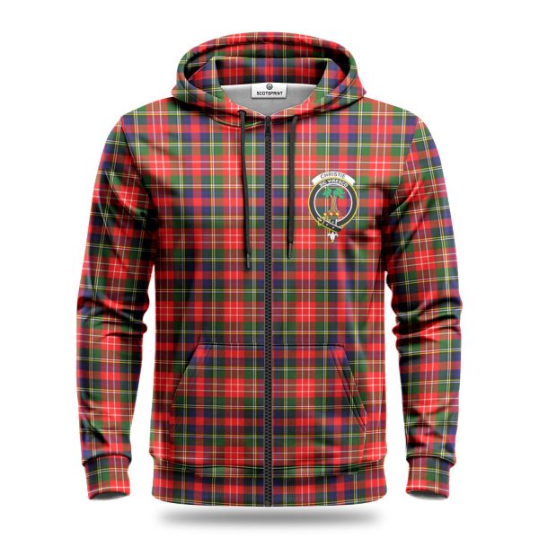 Christie Tartan Crest Hoodie For Sale - Image 3