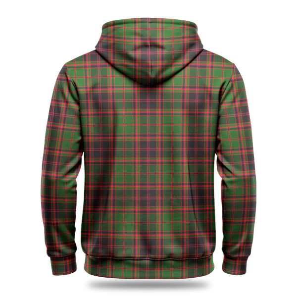 Buchan Modern Tartan Crest Hoodie For Cheap - Image 4