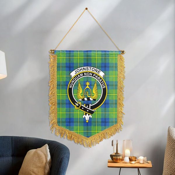 Johnstone Ancient Tartan Crest Wall Hanging Banner Sale - Image 3