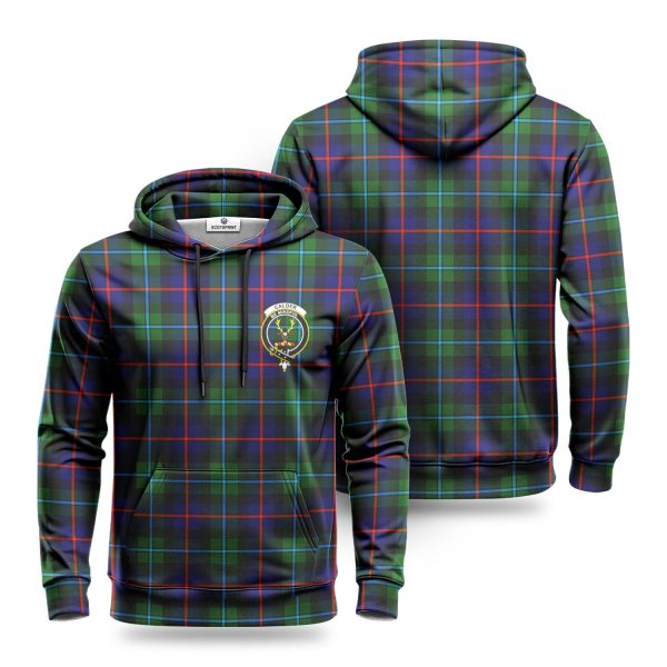 Caldwell Tartan Crest Hoodie Online now