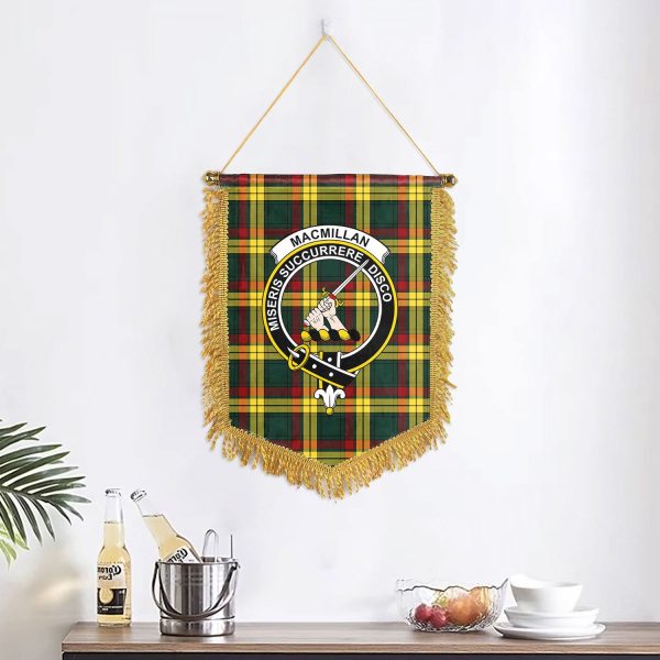 MacMillan Old Modern Tartan Crest Wall Hanging Banner Discount - Image 2