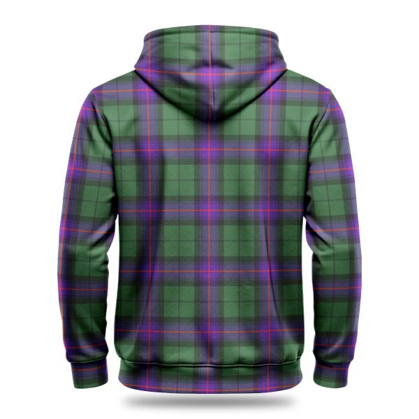 Armstrong Modern Tartan Crest Hoodie Online now - Image 4
